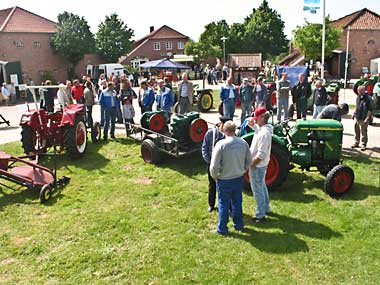 Hochbetrieb auf dem Ausstellungsgelände